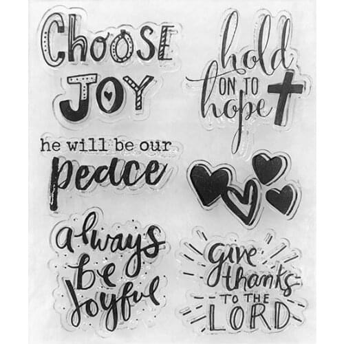 Transparent Clear Stamp for Scrapbooking Handwritten Phase SS Creativity Paper Craft Decorate 2021 New Arrivals Cardmaking