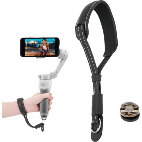 PU Wrist Strap Belt Lanyard with 1/4in Screw for DJI OM 4 for DJI osmo mobile Handheld Gimbal Stabilizer