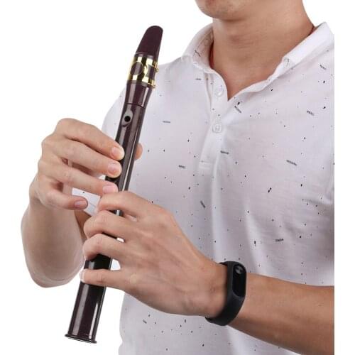 8-Hole Mini Pocket Saxophone Set Alto ABS Sax with 5 Ligature Reeds Finger Charts Woodwind Musical Instruments Accessories