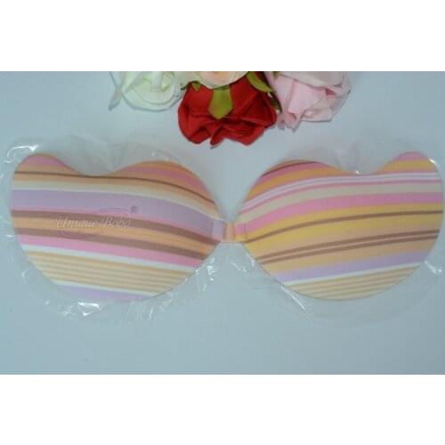 Silicone Cotton Self-adhesive Stick On Gel Push Up Strapless Backless Invisible Bras Hot Selling