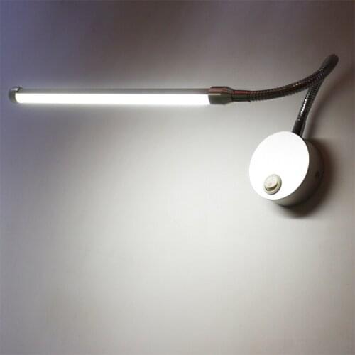 Modern minimalist warm LED bedside lamp wall lamp bedroom corridors reading light adjustable switch