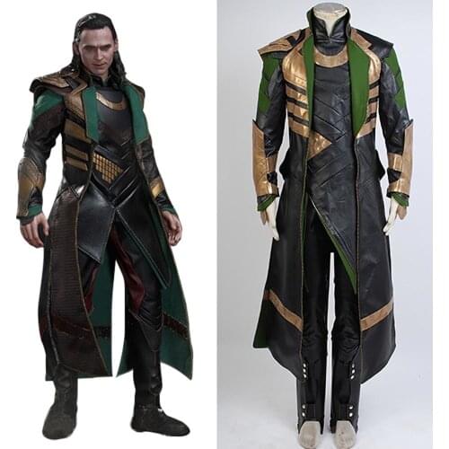Thor The Dark World Loki Cosplay Costume Whole Sets Cosplay Costume Halloween Party