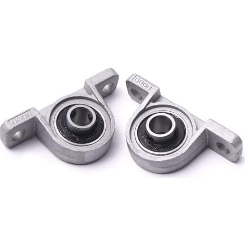 High Quality 1 Pair Diameter 10mm Zinc Alloy Bore Ball Bearing Pillow Block Mounted Support Kit set