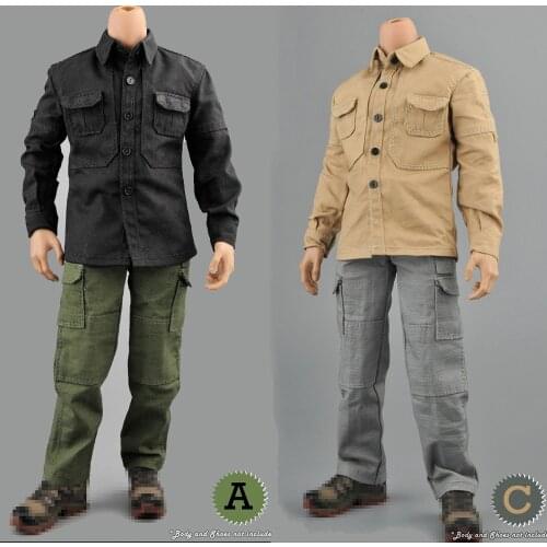 1/6 scale ZYTOYS (ZY5040) mens clothing PMC field service suit for 12 inch action figure model accessories