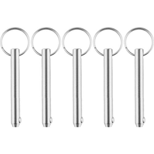 5pcs 316 Stainless Steel Boat Top Deck Hinge Quick Release Pin 10 x 100mm