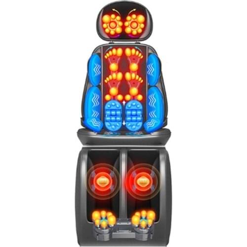 918L Electric vibrate back massager cheap body shoulder Heating massage chair sofa machine Neck masage cushion pillow chair