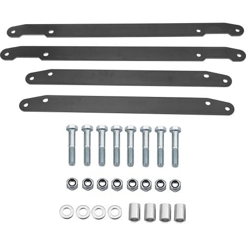 UTV Accessories For Kawasaki 2015-2021 Mule Pro DX DXT / FX FXT Black 2" Full Lift Kit CNC Heavy-Duty Steel Powder Coated Black