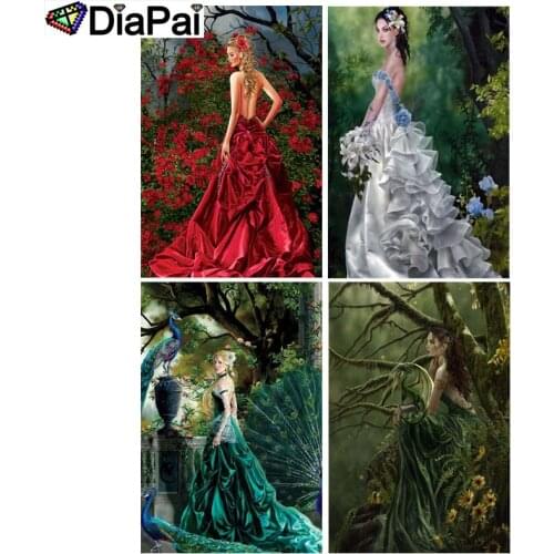 DIAPAI 100% Full Square/Round Drill 5D DIY Diamond Painting "Beauty character " 3D Embroidery Cross Stitch Home Decor
