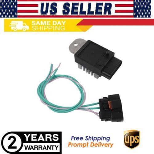 AP01 902-310 Radiator Fan Relay and Pigtail for Chrysler Pacifica Dodge Caravan Jeep 68023333AA 68041017AB