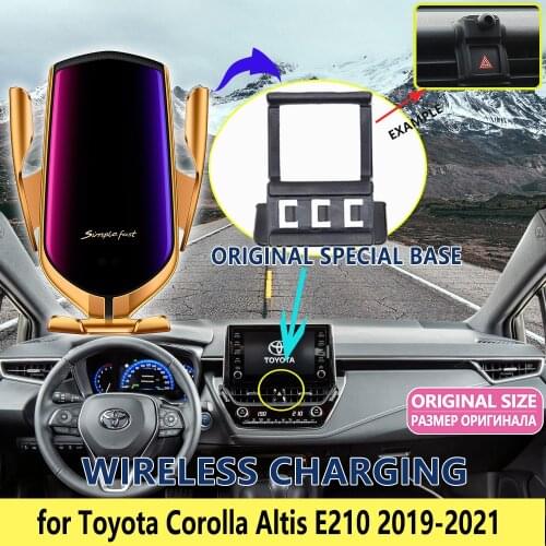 Car Mobile Phone Holder for Toyota Corolla E210 2019 2020 2021 Telephone Bracket Gravity Support Accessories for iPhone Huawei