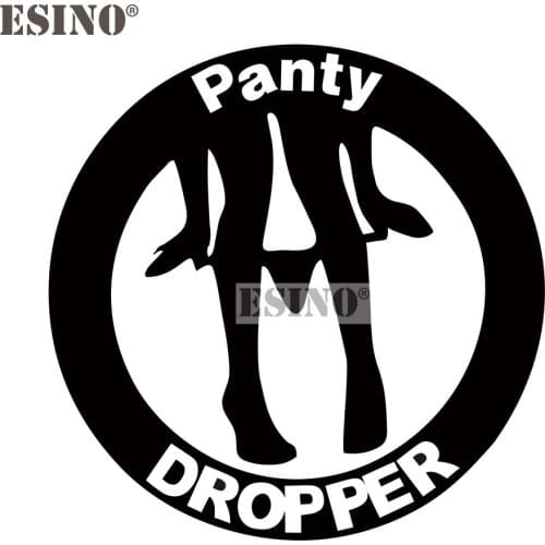Car Styling Funny Panty Dropper Funny Creative Auto 3D PVC Carving Decal Car Sticker Bumper Body Decal Pattern Vinyl