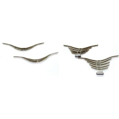 For WPL B14 B24 B16 B36 1/16 RC Truck Car Parts Accessories 2Pair Steel Shock Absorption Leaf Springs Suspension