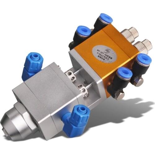 MY32T Double Liquid Dispensing Valve Ab Glue Mixing Valve Double Cylinder Lift-back Epoxy Resin Mixing Tape Fine Adjustment