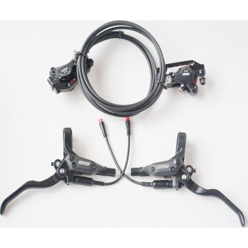 E-Bike Scooter Hydraulic Disc Cut Off Power Brake 2PIN waterproof plug assembly EBike Scooter Brakes right mounted