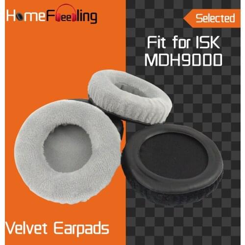 Homefeeling Earpads for ISK MDH9000 Headphones Earpad Cushions Covers Velvet Ear Pad Replacement