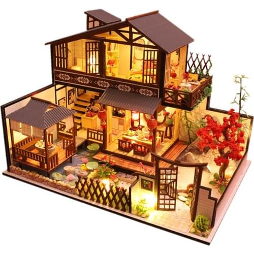 Doll House Furniture Miniature Dollhouse DIY Miniature House Room Kids Toy
