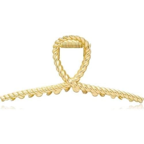 Fashion new large sweet and lovely metal hair clip Korean version elegant temperament high quality shark clip