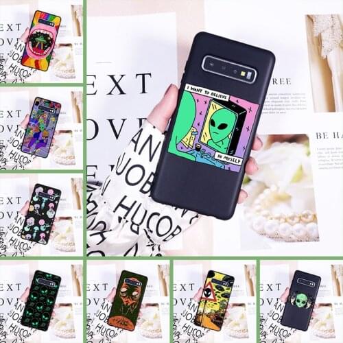 For Samsung Galaxy Note 10 Pro Case Silicone UFO Cartoon Alien Star Soft Cover For Samsung Galaxy S10 Plus 5G 10E Phone Case