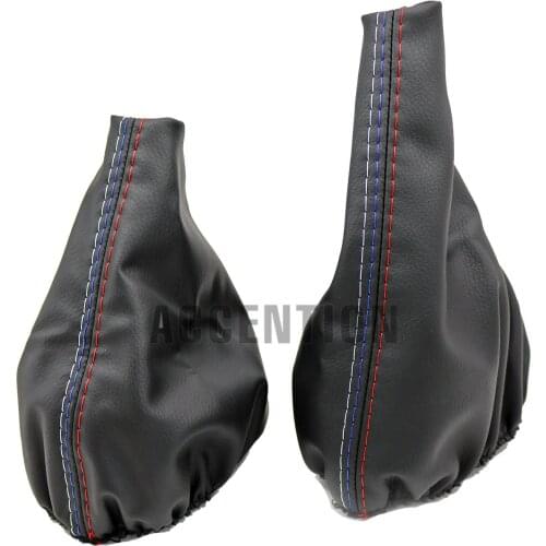 New For BMW 3 Series E36 E46 M3 Car Shift Knob Stick Manul Handbrake Leather Gaiter Boot Cover Case Gear Shift Collar
