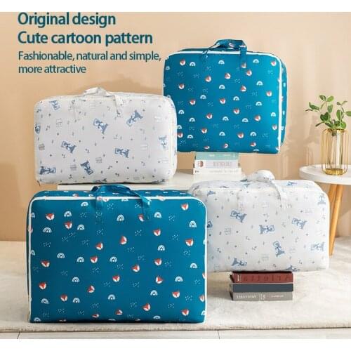 Clothes Quilt Storage Bag Moisture-Proof Blanket Closet Sweater Organizer Box Sorting Pouches Cabinet Container for Travel Home