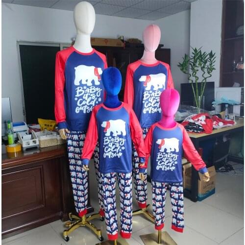 Father Mother Daughter Son Family Matching Christmas Pajamas Sets Children Sleepwear Teens Pyjamas Family Matching Clothing Sets