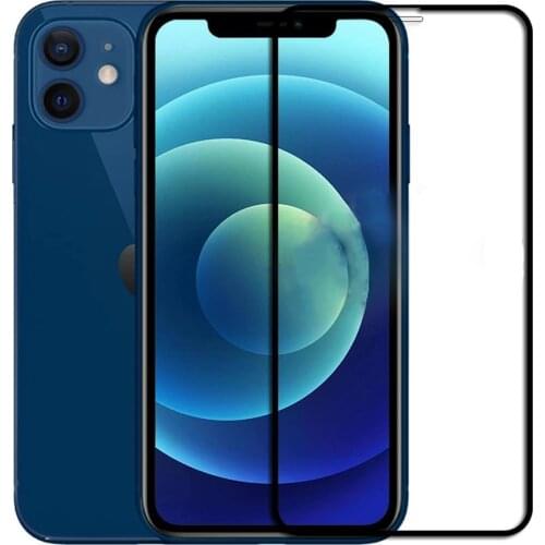 Full cover for iPhone 12 mini 11 pro Max X XS XR SE 2020 tempered glass iPhone 8 7 plus protective phone screen protector film