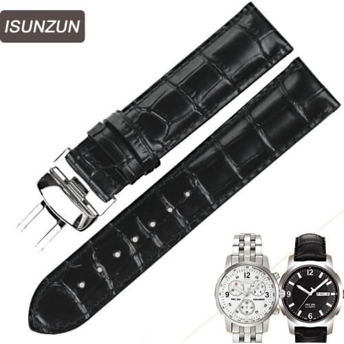 Calfskin Leather 19mm Watchband For Tissot For T17/PRC200/T461/T014.430 Watch Strap Replacement Watch Band Original Quality Belt