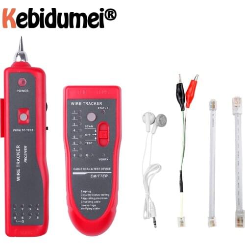RJ11 RJ45 Cat5 Cat6 Network Tester Ethernet LAN Network Analyzer Telephone Cable Tracker Detector Line Finder