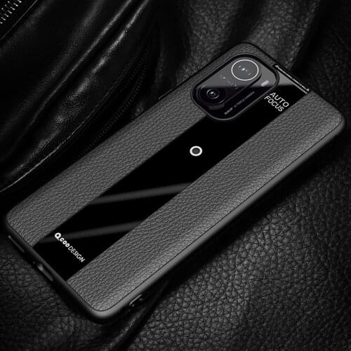 POCO F3 Luxury Carbon Fiber Silicone Phone Case For Xiaomi Redmi K40 Pro Ultra-thin Non-slip Protection Cover Coque For K40 Pro