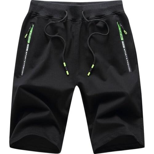 Men Casual Breathable Quick Dry Pants Pockets Beach Solid Color Sport Shorts Polyester Hand Wash Regular with Pockets Breathable