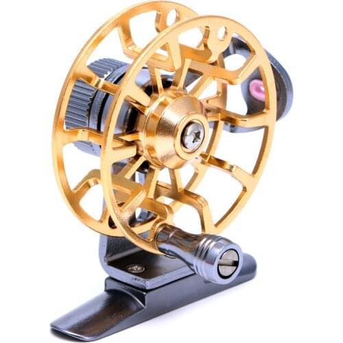 Ultralight Full Metal Fly Fishing Reels Right Hand Machined Aluminum Ice Reels Wheel Saltwater Freshwater for Fishing Pesca #84