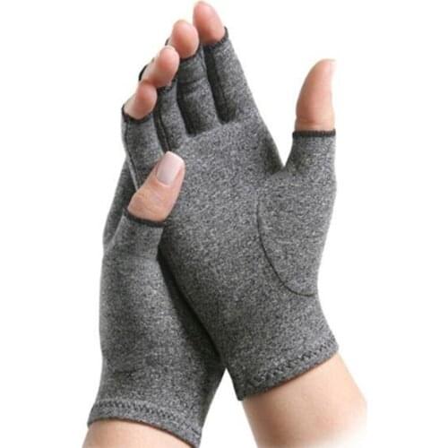 1pair Men Women Arthritis Relieve Gloves Elastic Breathable Compression Gloves Mitten EK-New