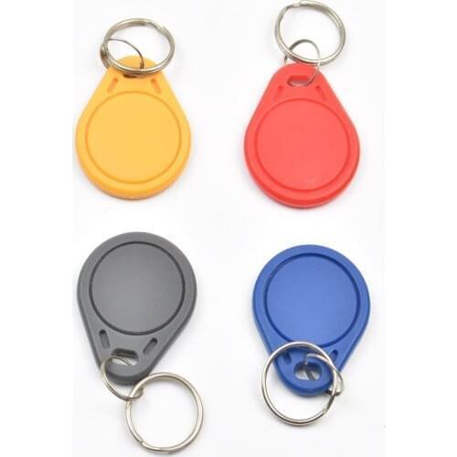 10pcs RFID key fobs 13.56MHz proximity NFC tags NFC215 keyfob tag for all nfc products
