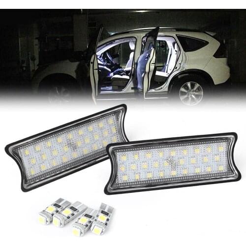 2Pcs Car Roof Dome Overhead Reading Lamp Interior SMD LED Light for BMW E60 E65 E87 1 5 7 Series