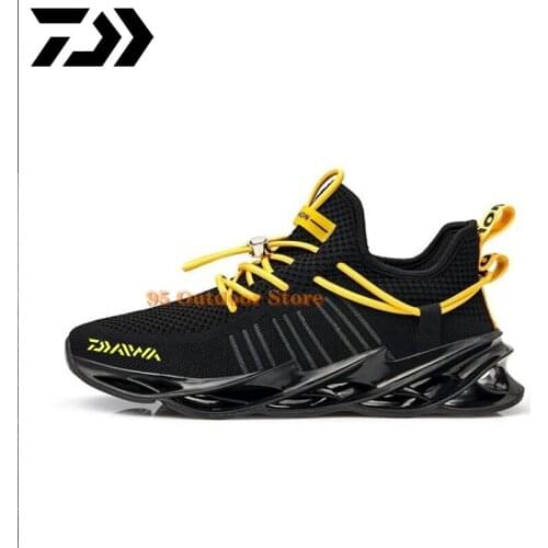 2021 DAIWA Fishing Shoes Mesh Blade Running Shoes for Men High Quality Jogging Walking Athletics Trainer Lightweight Footwear