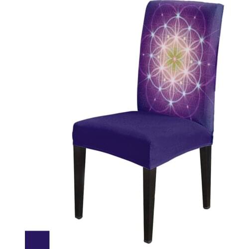 Flower Life Of Flower Office Chair Cover Spandex Chair Cover Elastic Printing Home Hotel Wedding Dining Chair Covers