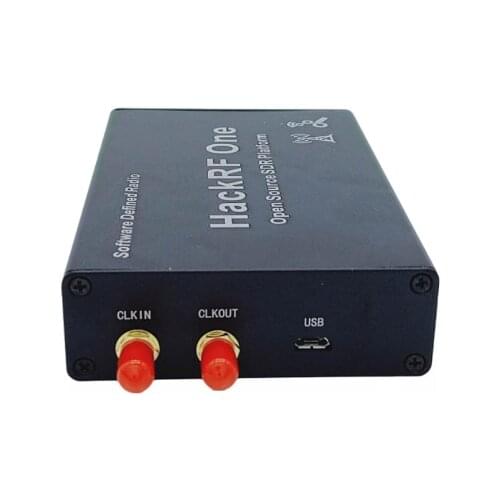 Black Aluminum Enclosure Cover case shell for HackRF One SDR