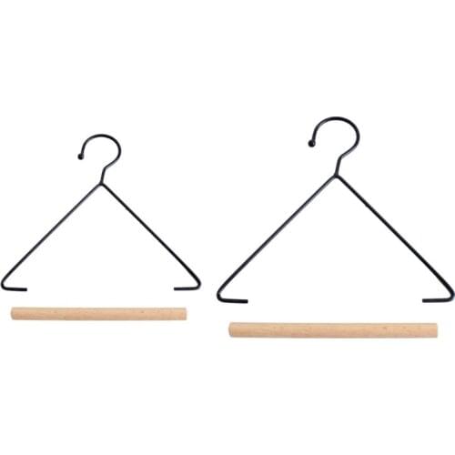 Wrought Iron Wooden Tripod Tissue Holder Wall Hanging Kitchen Paper Roll Punch-Free Storage Rack for Home Kitchen Toilet