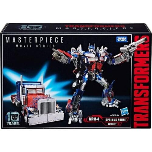 TAKARA TOMY Transformers Robots Movie Masterpiece MPM04 Optimus Prime MPM-4 Metal Deformation Action Figure Toys Collections