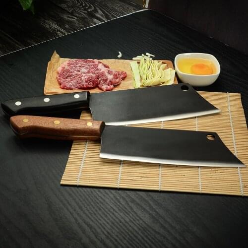 ZEMEN Kitchen Cooking Knife Stainless Steel Kitchen Knife Slicer Meat Cutter Household Chopper Dual Purpose Kitchen Tool 7.5Inch