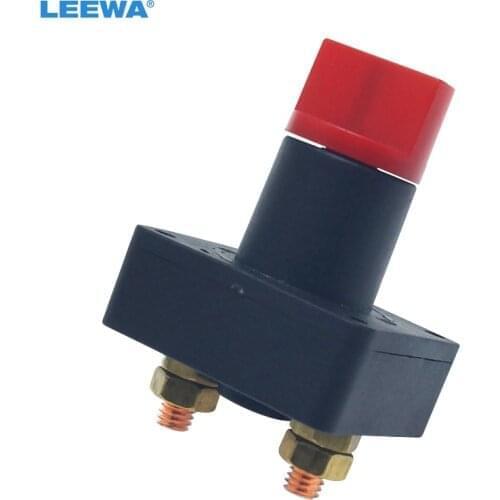 LEEWA Auto 100A Battery Isolator Switch Disconnect Power Cut Off Kill Switches For Car Truck RV Boat Accessories #CA6304
