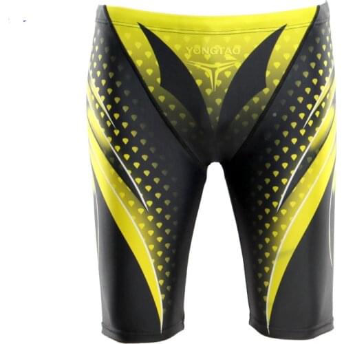 Hot Mens swimming trunks high quality quick-drying short swim boxer sharkskin trunks men swimwear men racing briefs