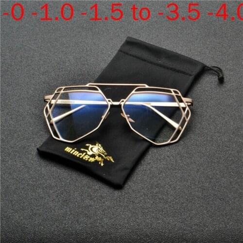 MINCL/Fashion Men Nearsighted Sunglasses Myopic Photochromic Square Full Frame Optical Glasses Women Lady UV400 NX