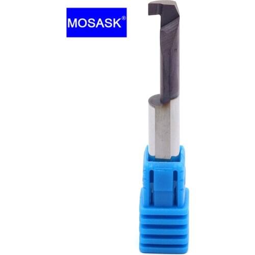 MOSASK 1PCS SBWR 6mm 8mm CNC Lathe Groove Turning Carbide Tungsten Steel Boring Small Hole Tool