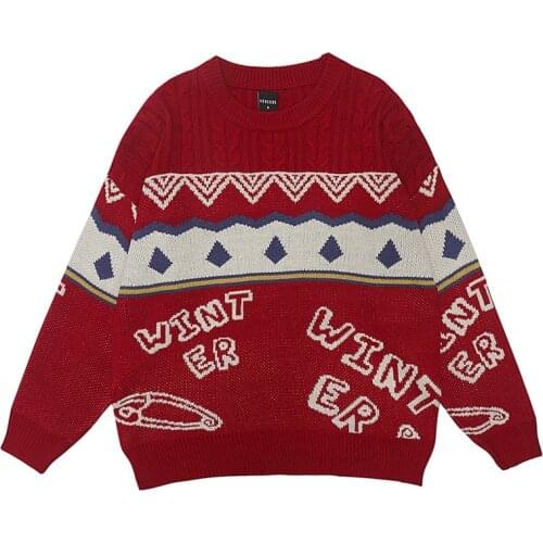 2020 new arrival hot sale top fashion youth sweater men o-neck cotton casual pulloversletter knitted mens loose long sleeve