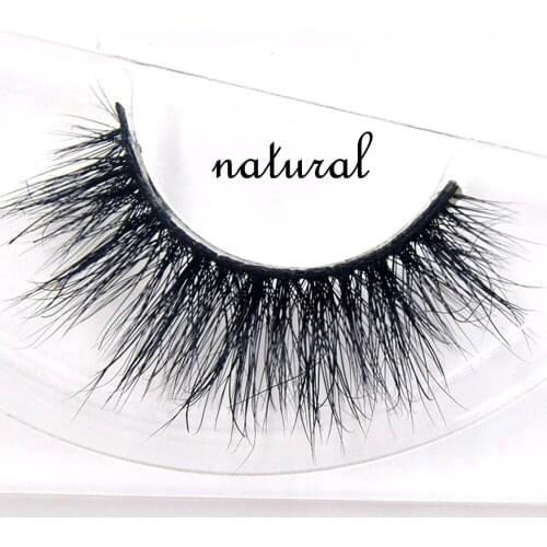 False eyelashes fake lashes long last makeup 3d mink lashes extension eyelash mink eyelashes for beauty Daily Cosmetic-natural