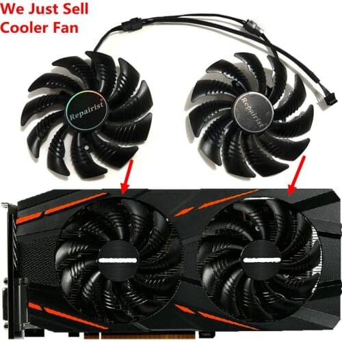 85MM PLD09210S12HH GPU Alternative Cooler Fan For GIGABYTE GTX1070Ti 1060 GTX1050 AORUS RX580 570 480 470 Graphics Card Cooling
