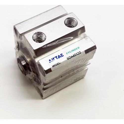 AirTAC Pneumatic Air Cylinder SDA40x20 Bore 40mm Stroke 20mm Compact Cylinder