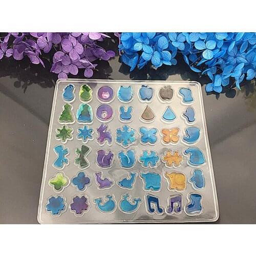 42 Patterns Multi Design Clear Silicone Mold For Making Jewelry Stud Earrings DIY Mold Resin Casting resin molds for jewelry