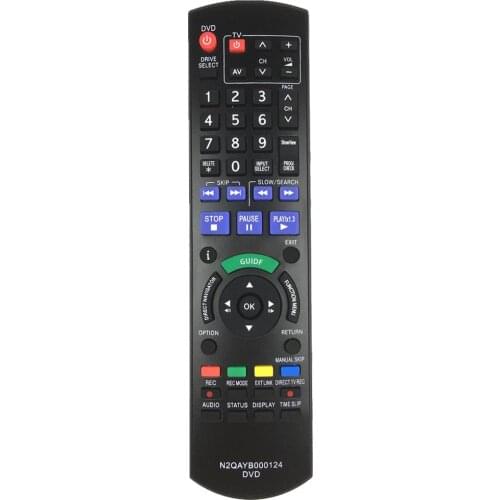Remote Control N2QAYB000124 For Panasonic DVD Player N2QAYB000755 N2QAYB000344 N2QAYB000136 N2QAYB000757 DMR-PWT520 DMR-PWT520GL